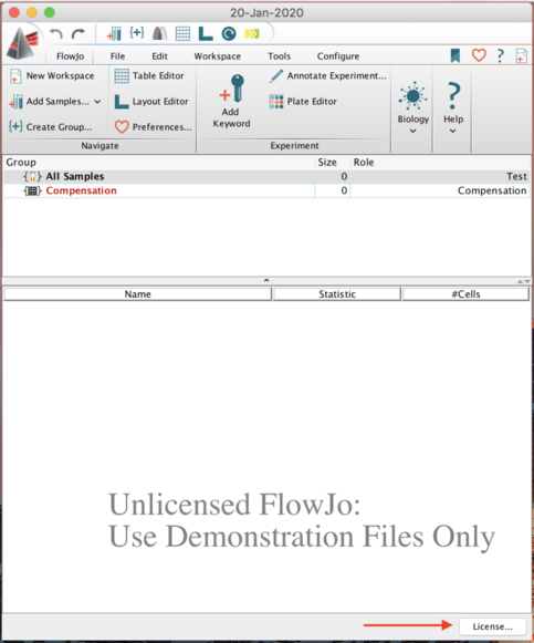 transfer flowjo license from one computer to another